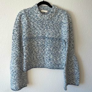 ULLA JOHNSON bell sleeve wool sweater